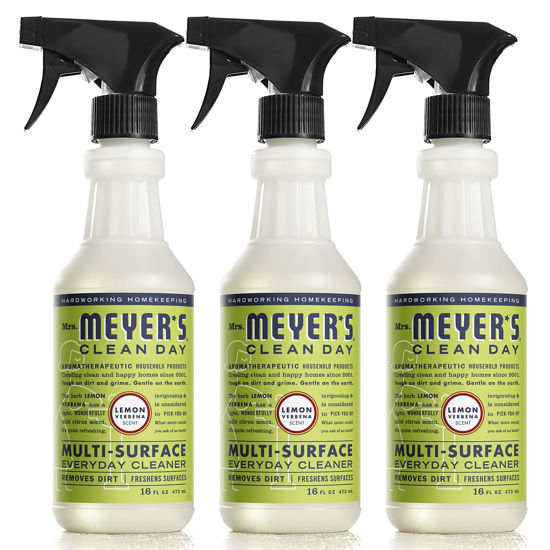 Picture of Mrs. Meyer's All-Purpose Cleaner Spray, Lemon Verbena, 16 fl. oz - Pack of 3