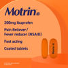 Picture of Motrin IB, Ibuprofen 200mg Tablets, Pain Reliever/Fever Reducer for Muscular Aches, Headache, Backache and Minor Arthritis Pain, Convenient for Travel & On-The-Go, 50 Packets of 2, 100 ct