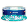 Picture of Verbatim DVD-RW 4.7GB 4X with Branded Surface - 30pk Spindle, BLUE/GRAY - 95179