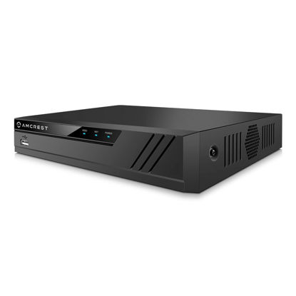 Picture of Amcrest 4K 16CH 8 Port PoE NVR (1080p/3MP/4MP/5MP/8MP) Network Video Recorder, 16CH (8-Port PoE) NVR - Supports up to 16 x 8-Megapixel IP Cameras, Supports up to 10TB Hard Drive NV4116E-A2