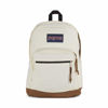 Picture of JanSport Right Pack Backpack - Travel, Work, or Laptop Bookbag with Leather Bottom, Coconut