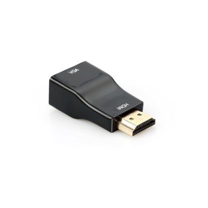 Picture of HDMI to VGA, HDMI to VGA Adapter Converter 1080P Male to Female Cord for Computer, Desktop, Laptop, PC, Monitor, Projector, HDTV, Chromebook, Raspberry Pi, Roku, Xbox and More(Not Bidirectional)