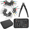 Picture of Kikerike Terminal Removal Tool Kit 45 Pcs Depinning Tool Electrical Connector Pin Removal Tool Kit Pin Extractor Tool Set Wire Terminal Release Tool for Automotive Car Household Devices