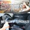 Picture of 2023 New Upgrade Car Windshield Sunshade Umbrella,Opening Design Foldable Car Sun Protection Sun Shade Cover,Protection Automotive Interior and Keep Cool,UV Protection fit Napping Car Accessories