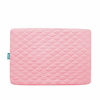 Picture of Mattress Pad Cover for Pack n Play Girls, Ultra Soft Pink Waterproof Playard Sheet|Mini Crib Sheet Quilted 39" x 27" fits for Baby Foldable and Playard Mattress, Portable Mini Crib