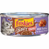 Picture of Purina Friskies Gravy Wet Cat Food, Extra Gravy Chunky With Turkey in Savory Gravy - (24) 5.5 oz. Cans