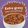 Picture of Purina Friskies Gravy Wet Cat Food, Extra Gravy Chunky With Turkey in Savory Gravy - (24) 5.5 oz. Cans