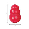 Picture of KONG - Classic Dog Toy, Durable Natural Rubber- Fun to Chew, Chase and Fetch - for Extra Large Dogs