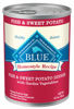 Picture of Blue Buffalo Homestyle Recipe Natural Adult Wet Dog Food, Fish & Sweet Potato 12.5-oz can (Pack of 12)