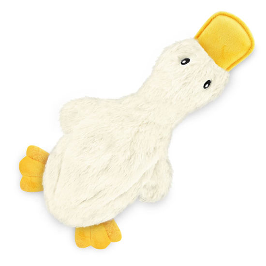 Dog toy without stuffing and clearance squeakers