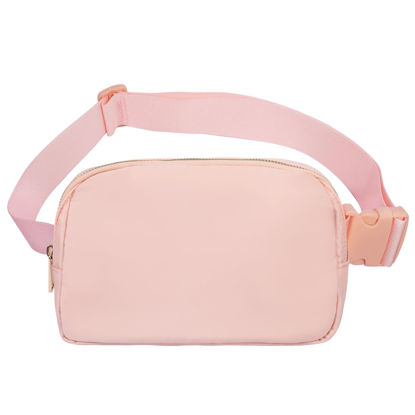 Picture of VOROLO Waist Pack for Running Fanny Pack for Women and Men Crossbody Belt Bag Bum Bag with Adjustable Strap for Sports Pink