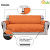 Picture of Easy-Going Oversized Chair Sofa Slipcover Reversible Sofa Cover Water Resistant Couch Cover Furniture Protector Cover with Elastic Straps for Pets Kids Dog Cat (Oversized Chair, Orange/Black)