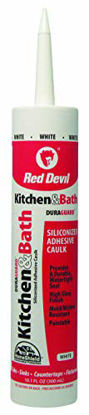 Picture of Red Devil 0406 Duraguard Kitchen & Bath Siliconized Acrylic Caulk, 10.1 oz, White