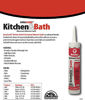 Picture of Red Devil 0406 Duraguard Kitchen & Bath Siliconized Acrylic Caulk, 10.1 oz, White