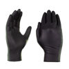 Picture of GLOVEWORKS Black Disposable Nitrile Industrial Gloves, 5 Mil, Latex & Powder-Free, Food-Safe, Textured, X-Large, Box of 100