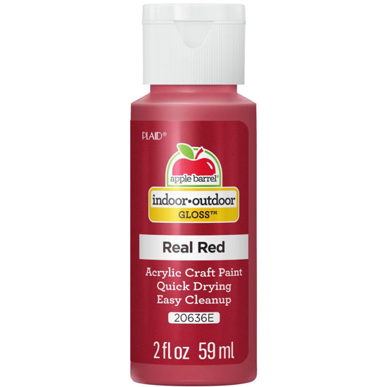 Picture of Apple Barrel Gloss Acrylic Paint in Assorted Colors (2-Ounce), 20636 Real Red