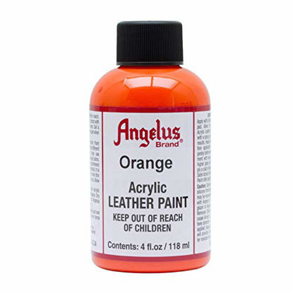 Picture of Angelus Acrylic Leather Paint, 4 Fl Oz (Pack of 1), Orange