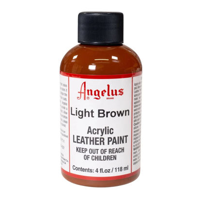 Picture of Angelus Acrylic Leather Paint Light Brown 4oz