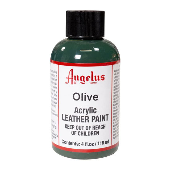 Picture of Angelus Acrylic Leather Paint, 4 Fl Oz (Pack of 1), Olive