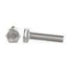 Picture of 1/4-20 x 1-1/2" (3/8" to 4" Available) Hex Head Screw Bolt, Fully Threaded, Stainless Steel 18-8, Plain Finish, Quantity 20