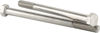 Picture of 1/2-13 x 9" Hex Head Screw Bolt, Partially Threaded, Stainless Steel 18-8 (304), Plain Finish, Quantity 2