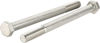 Picture of 1/2-13 x 9" Hex Head Screw Bolt, Partially Threaded, Stainless Steel 18-8 (304), Plain Finish, Quantity 2