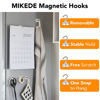 Picture of MIKEDE Magnetic Hooks Heavy Duty, 110Lbs+ Super Strong Magnet Hooks for Cruise Essentials, 4 Pack Neodymium Earth Magnets with Hook for Hanging, Magnetic Metal Hanger for Fridge, Toolbox, Storage