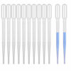 Picture of moveland 3ML Plastic Pipettes Disposable Eye Dropper Pipettes, Premium Graduated Pipettes Essential Oil Transfer for Makeup Tool, Science Class, Crafting, DIY Ar, 10 PCS