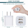 Picture of USB Wall Charger, Charger Adapter, AILKIN 2-Pack 2.1A Dual Port Quick Charger Plug Cube for iPhone 14 13 12 11 Pro Max 10 SE X XS 8 Plus Samsung Galaxy S22 S21 S20 Power Block Fast Charging Box Brick