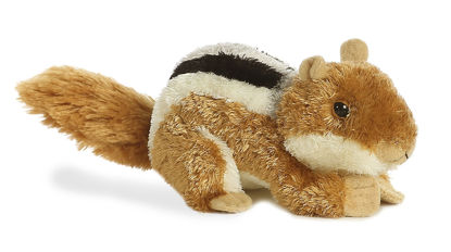 Picture of Aurora® Adorable Mini Flopsie™ Chip™ Stuffed Animal - Playful Ease - Timeless Companions - Brown 8 Inches