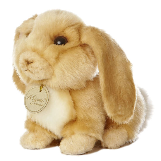 Picture of Aurora® Adorable Miyoni® Lop Eared Rabbit Stuffed Animal - Lifelike Detail - Cherished Companionship - Brown 8 Inches