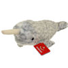 Picture of Aurora® Adorable Mini Flopsie™ Narwhal Stuffed Animal - Playful Ease - Timeless Companions - Gray 8 Inches