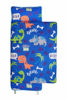 Picture of EVERYDAY KIDS Nap Mat with Removable Pillow - Roarin' Dinos - Carry Handle with Straps Closure, Rollup Design, Soft Microfiber for Preschool, Daycare, Travel Sleeping Bag - Ages 3-6 Years