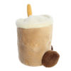 Picture of Aurora® Adorable Palm Pals™ Milky Tea Boba™ Stuffed Animal - Pocket-Sized Fun - On-The-Go Play - Brown 5 Inches