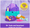 Picture of Kinetic Sand, Mermaid Crystal Playset, 1.06lbs of Play Sand, Gold Shimmer Sand, Storage and Tools, Sensory Toys for Kids Ages 3 and up