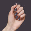 Picture of Vishine Gelpolish Lacquer Shiny Color Soak Off UV LED Gel Nail Polish Professional Manicure Dark Grey(1538)