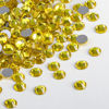 Picture of beadsland Flat Back Crystal Rhinestones Round Gems, Lemon Yellow (6.4-6.6mm) SS30/288pcs