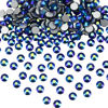 Picture of Jollin Glue Fix Crystal Flatback Rhinestones Glass Diamantes Gems for Nail Art Crafts Decorations Clothes Shoes(ss30 288pcs, Jet AB)