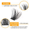 Picture of Lash Clusters B14 D Curl 10mm DIY Eyelash Extensions 72 Clusters Lashes B&Q LASH Volume Individual Lashes Eyelash Clusters Extensions Individual Lashes Cluster DIY at Home (B14,D-10mm)