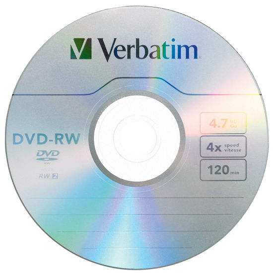 Picture of 1PK DVD-RW 4X 4.7GB Branded with Jewel Case