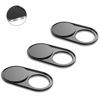 Picture of Webcam Cover Slide 0.022in Ultra Thin Metal Magnet Web Camera Cover for MacBook Pro Laptops Smartphone Mac PC Tablets for Echo Spot Show Protecting Your Privacy Security Black(3 Packs)