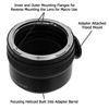 Picture of Fotodiox Pro Lens Mount Adapter - Rolleiflex SL66 (Rollei SL66E, SL66X, SL66SE) Series Lens to Canon EOS EF/EF-s DSLR Camera (w/Built-in Focusing Helicoid)