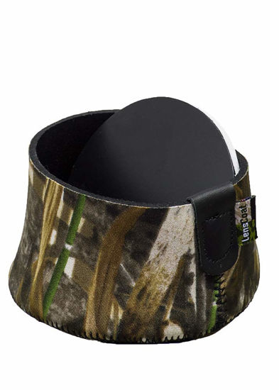 Picture of LensCoat Neoprene Camera Lens Cap Cover Protection Camouflage Hoodie XXX Large, Realtree Max5 (lch3xlm5)