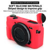 Picture of Easy Hood G7X Mark II Case G7X Mark III Case G7X Camera Silicone Case,Soft Silicone Protective Cover for Canon Powershot G7X Mark III DSLR Camera(Red)