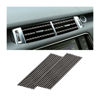 Picture of 20PCS Car Air Conditioner Decoration Strip, Auto Air Vent Outlet Chrome DIY Trim Strips, Waterproof Moulding Bendable Protection Strip Line, Car Decor Accessories for Most Cars (Carbon Fiber)