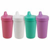 Picture of Re Play 4pk - 10 oz. No Spill Sippy Cups for Baby, Toddler, and Child Feeding in Bright Pink, White, Purple and Aqua - BPA Free - Made in USA from Eco Friendly Recycled Milk Jugs - Sparkle