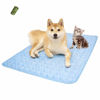 Picture of MICROCOSMOS Summer Cooling Mat & Sleeping Pad- Water Absorption Top, Waterproof Bottom, Materials Safe, Easy Carry, EZ Clean. Keep Cooling for Pets, Kids and Adults.（27"x 22"） L