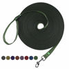 Picture of Hi Kiss Dog/Puppy Obedience Recall Training Agility Lead - 15ft 20ft 30ft 50ft 100ft Training Leash - Great for Training, Play, Camping, or Backyard(50ft,Black_Green)