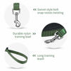 Picture of Hi Kiss Dog/Puppy Obedience Recall Training Agility Lead - 15ft 20ft 30ft 50ft 100ft Training Leash - Great for Training, Play, Camping, or Backyard(50ft,Black_Green)