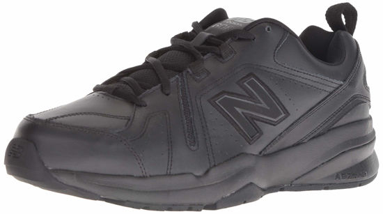 Picture of New Balance Men's 608 V5 Casual Comfort Cross Trainer, Black/Black, 8 Wide